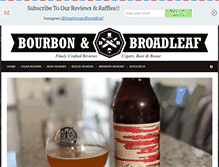 Tablet Screenshot of bourbonandbroadleaf.com